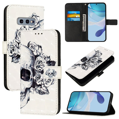 3D Painting Horizontal Flip Leather Phone Case, For Samsung Galaxy S24 FE 5G, For Samsung Galaxy S10e, For Samsung Galaxy S10+, For Samsung Galaxy S10