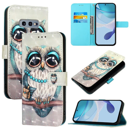 3D Painting Horizontal Flip Leather Phone Case, For Samsung Galaxy S24 FE 5G, For Samsung Galaxy S10e, For Samsung Galaxy S10+, For Samsung Galaxy S10