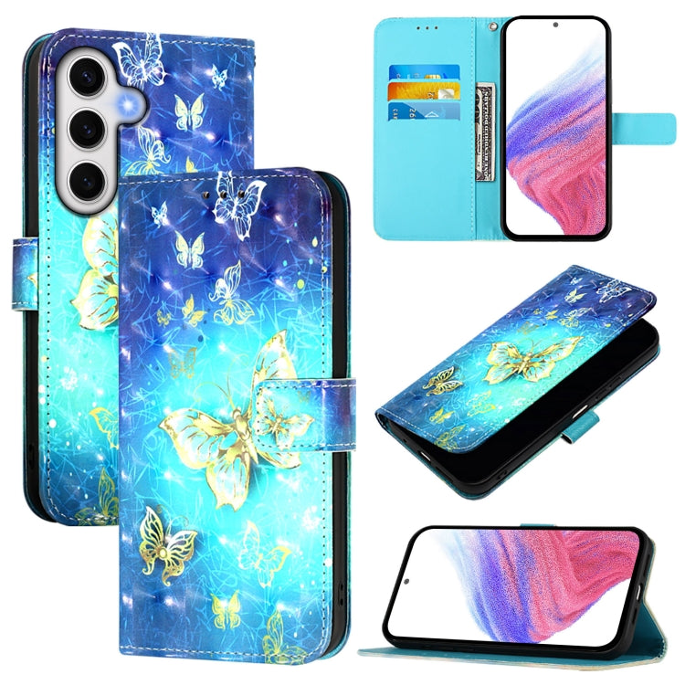 3D Painting Horizontal Flip Leather Phone Case, For Samsung Galaxy S24 FE 5G, For Samsung Galaxy S10e, For Samsung Galaxy S10+, For Samsung Galaxy S10