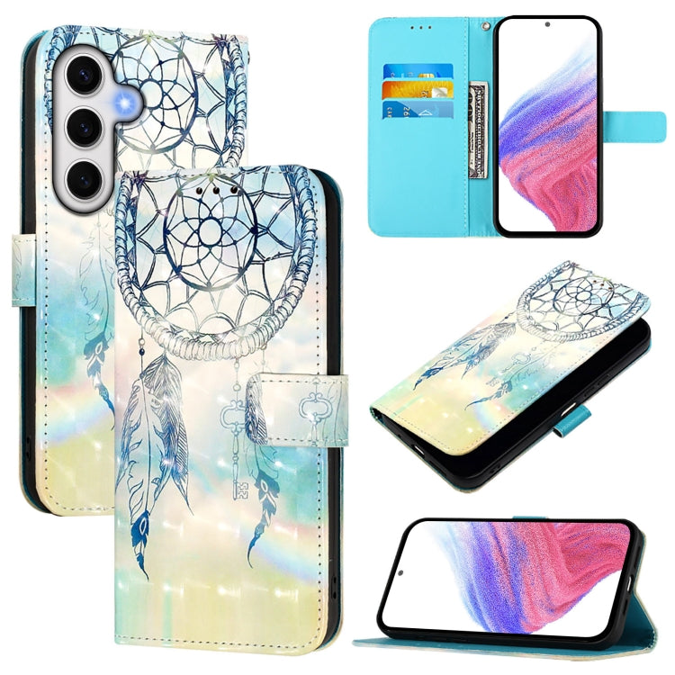 3D Painting Horizontal Flip Leather Phone Case, For Samsung Galaxy S26+ 5G, For Samsung Galaxy S25 Edge 5G, For Samsung Galaxy S25 5G, For Samsung Galaxy S25+ 5G, For Samsung Galaxy S25 Ultra 5G, For Samsung Galaxy S24 FE 5G