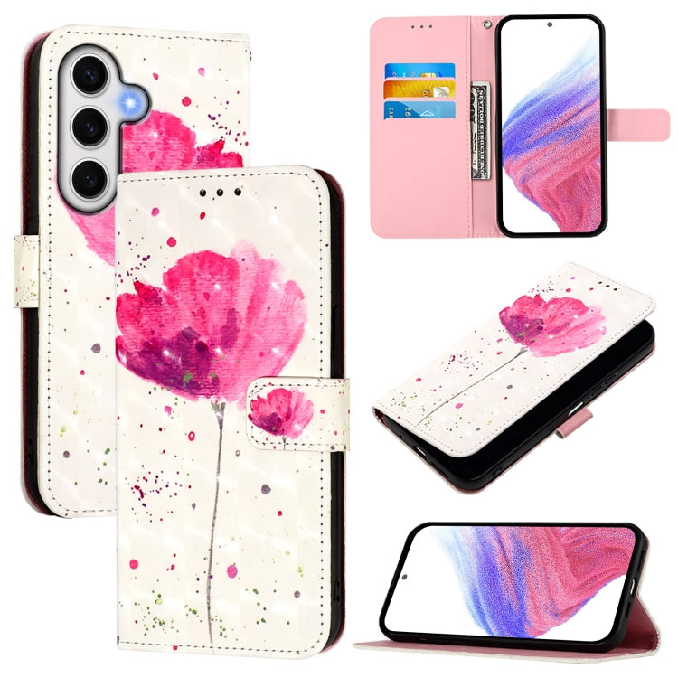 3D Painting Horizontal Flip Leather Phone Case, For Samsung Galaxy S26+ 5G, For Samsung Galaxy S25 Edge 5G, For Samsung Galaxy S25 5G, For Samsung Galaxy S25+ 5G, For Samsung Galaxy S25 Ultra 5G, For Samsung Galaxy S24 FE 5G