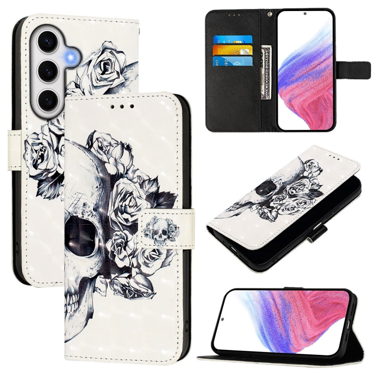 3D Painting Horizontal Flip Leather Phone Case, For Samsung Galaxy S26+ 5G, For Samsung Galaxy S25 Edge 5G, For Samsung Galaxy S25 5G, For Samsung Galaxy S25+ 5G, For Samsung Galaxy S25 Ultra 5G, For Samsung Galaxy S24 FE 5G