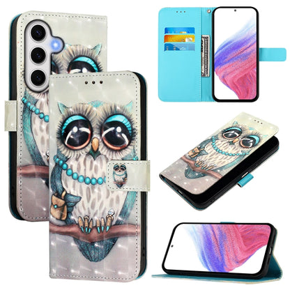3D Painting Horizontal Flip Leather Phone Case, For Samsung Galaxy S24 FE 5G, For Samsung Galaxy S10e, For Samsung Galaxy S10+, For Samsung Galaxy S10