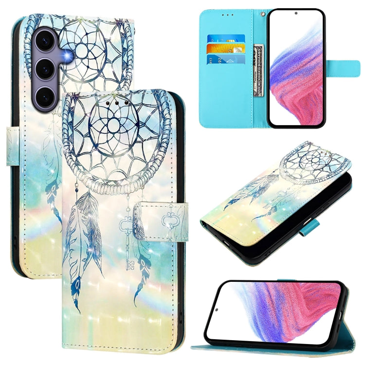 3D Painting Horizontal Flip Leather Phone Case, For Samsung Galaxy S26+ 5G, For Samsung Galaxy S25 Edge 5G, For Samsung Galaxy S25 5G, For Samsung Galaxy S25+ 5G, For Samsung Galaxy S25 Ultra 5G, For Samsung Galaxy S24 FE 5G