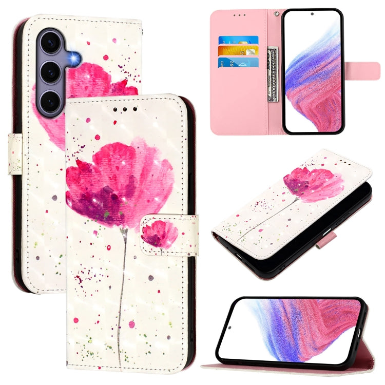 3D Painting Horizontal Flip Leather Phone Case, For Samsung Galaxy S26+ 5G, For Samsung Galaxy S25 Edge 5G, For Samsung Galaxy S25 5G, For Samsung Galaxy S25+ 5G, For Samsung Galaxy S25 Ultra 5G, For Samsung Galaxy S24 FE 5G
