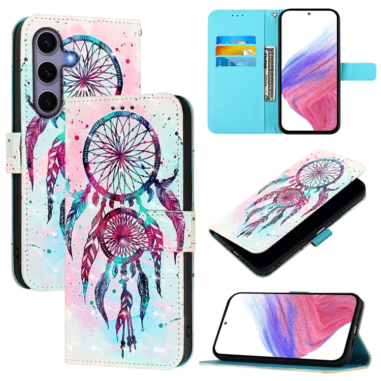 3D Painting Horizontal Flip Leather Phone Case, For Galaxy S26 FE 5G, For Samsung Galaxy S26+ 5G, For Samsung Galaxy S25 Edge 5G, For Samsung Galaxy S25 5G, For Samsung Galaxy S25+ 5G, For Samsung Galaxy S25 Ultra 5G