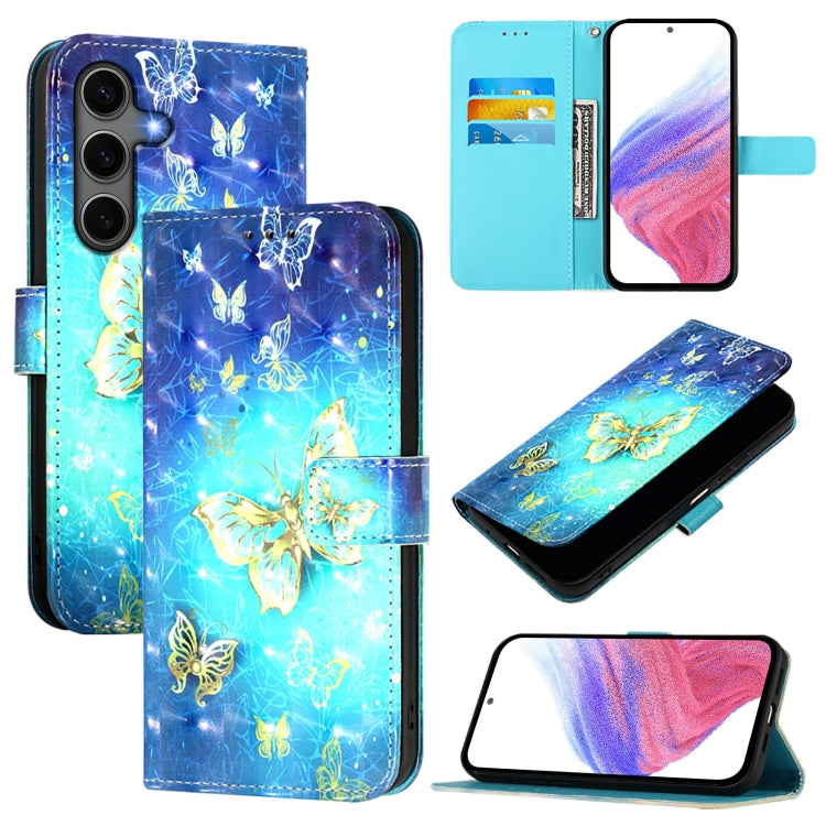 3D Painting Horizontal Flip Leather Phone Case, For Samsung Galaxy S26+ 5G, For Samsung Galaxy S25 Edge 5G, For Samsung Galaxy S25 5G, For Samsung Galaxy S25+ 5G, For Samsung Galaxy S25 Ultra 5G, For Samsung Galaxy S24 FE 5G