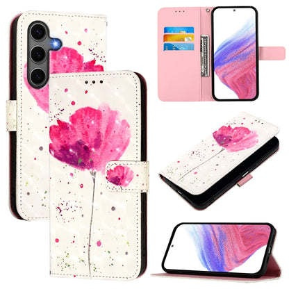 3D Painting Horizontal Flip Leather Phone Case, For Galaxy S26 FE 5G, For Samsung Galaxy S26+ 5G, For Samsung Galaxy S25 Edge 5G, For Samsung Galaxy S25 5G, For Samsung Galaxy S25+ 5G, For Samsung Galaxy S25 Ultra 5G