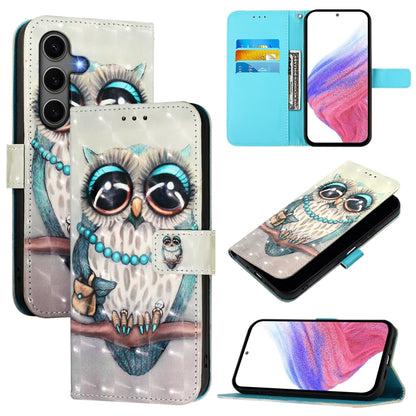 3D Painting Horizontal Flip Leather Phone Case, For Galaxy S26 FE 5G, For Samsung Galaxy S26+ 5G, For Samsung Galaxy S25 Edge 5G, For Samsung Galaxy S25 5G, For Samsung Galaxy S25+ 5G, For Samsung Galaxy S25 Ultra 5G