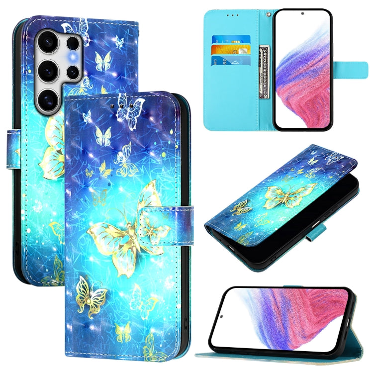3D Painting Horizontal Flip Leather Phone Case, For Samsung Galaxy S26+ 5G, For Samsung Galaxy S25 Edge 5G, For Samsung Galaxy S25 5G, For Samsung Galaxy S25+ 5G, For Samsung Galaxy S25 Ultra 5G, For Samsung Galaxy S24 FE 5G