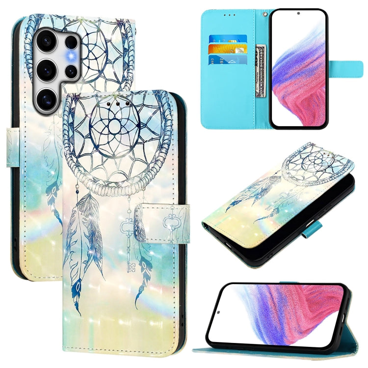 3D Painting Horizontal Flip Leather Phone Case, For Samsung Galaxy S26+ 5G, For Samsung Galaxy S25 Edge 5G, For Samsung Galaxy S25 5G, For Samsung Galaxy S25+ 5G, For Samsung Galaxy S25 Ultra 5G, For Samsung Galaxy S24 FE 5G