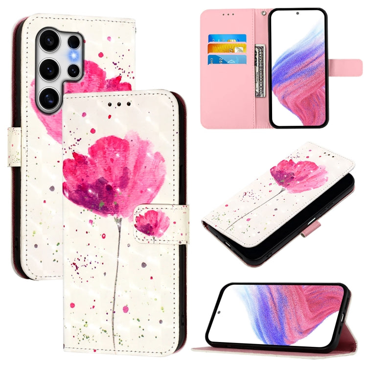 3D Painting Horizontal Flip Leather Phone Case, For Galaxy S26 FE 5G, For Samsung Galaxy S26+ 5G, For Samsung Galaxy S25 Edge 5G, For Samsung Galaxy S25 5G, For Samsung Galaxy S25+ 5G, For Samsung Galaxy S25 Ultra 5G