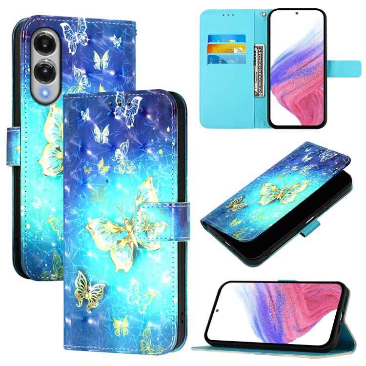 3D Painting Horizontal Flip Leather Phone Case, For Samsung Galaxy S26+ 5G, For Samsung Galaxy S25 Edge 5G, For Samsung Galaxy S25 5G, For Samsung Galaxy S25+ 5G, For Samsung Galaxy S25 Ultra 5G, For Samsung Galaxy S24 FE 5G