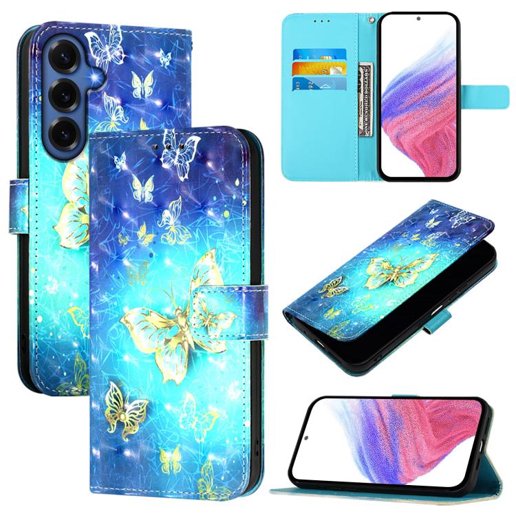 3D Painting Horizontal Flip Leather Phone Case, For Galaxy S26 FE 5G, For Samsung Galaxy S26+ 5G, For Samsung Galaxy S25 Edge 5G, For Samsung Galaxy S25 5G, For Samsung Galaxy S25+ 5G, For Samsung Galaxy S25 Ultra 5G