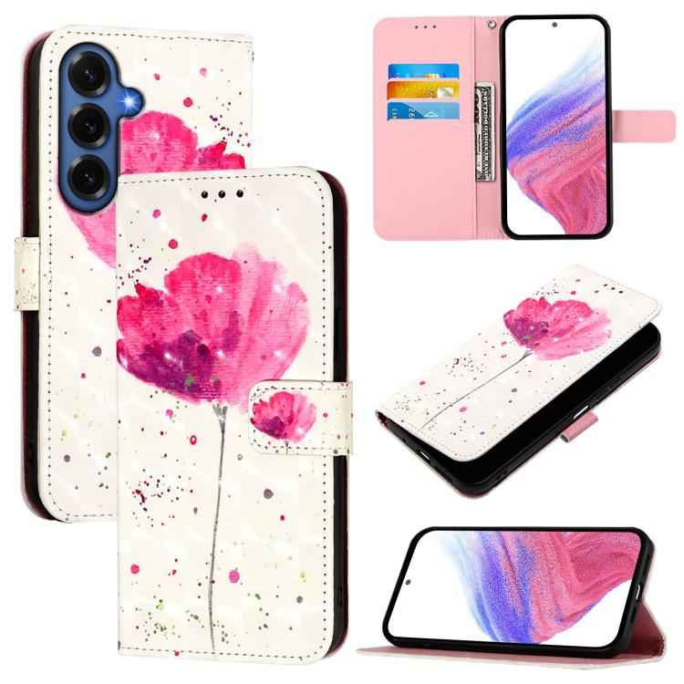 3D Painting Horizontal Flip Leather Phone Case, For Samsung Galaxy S26+ 5G, For Samsung Galaxy S25 Edge 5G, For Samsung Galaxy S25 5G, For Samsung Galaxy S25+ 5G, For Samsung Galaxy S25 Ultra 5G, For Samsung Galaxy S24 FE 5G