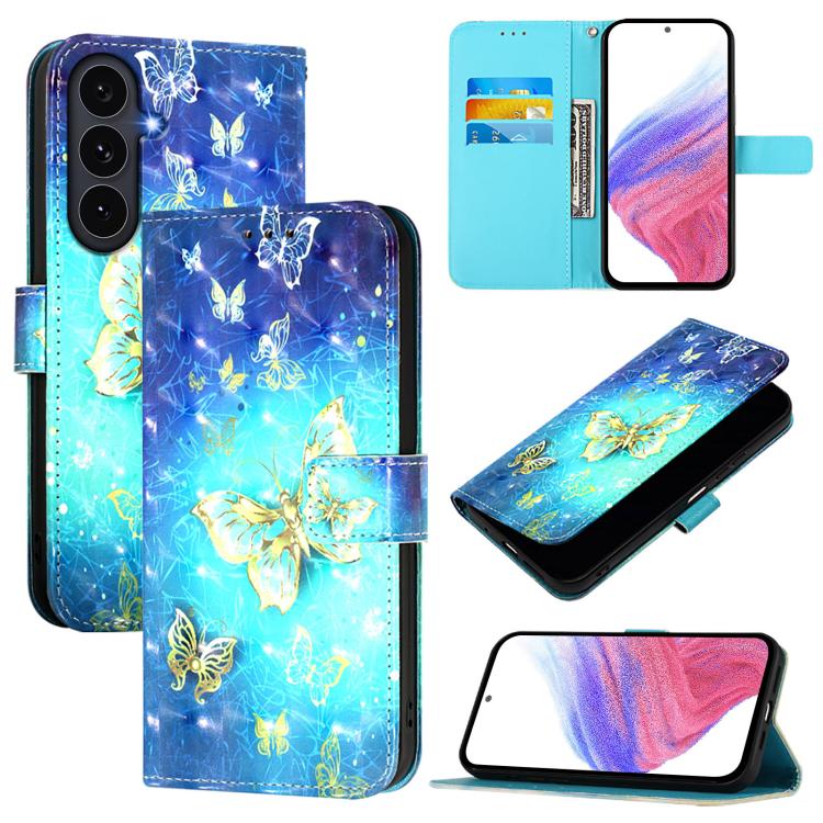 3D Painting Horizontal Flip Leather Phone Case, For Galaxy S26 FE 5G, For Samsung Galaxy S26+ 5G, For Samsung Galaxy S25 Edge 5G, For Samsung Galaxy S25 5G, For Samsung Galaxy S25+ 5G, For Samsung Galaxy S25 Ultra 5G