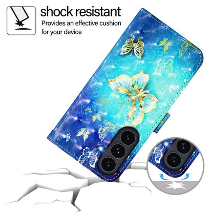 3D Painting Horizontal Flip Leather Phone Case, For Galaxy S26 FE 5G, For Samsung Galaxy S26+ 5G, For Samsung Galaxy S25 Edge 5G, For Samsung Galaxy S25 5G, For Samsung Galaxy S25+ 5G, For Samsung Galaxy S25 Ultra 5G
