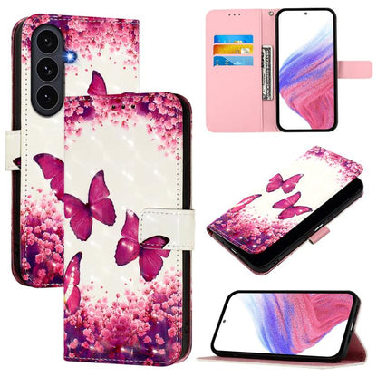 3D Painting Horizontal Flip Leather Phone Case, For Galaxy S26 FE 5G, For Samsung Galaxy S26+ 5G, For Samsung Galaxy S25 Edge 5G, For Samsung Galaxy S25 5G, For Samsung Galaxy S25+ 5G, For Samsung Galaxy S25 Ultra 5G