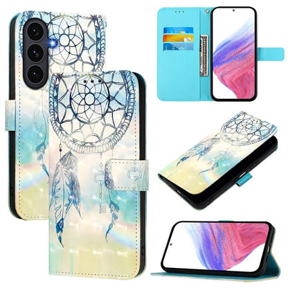 3D Painting Horizontal Flip Leather Phone Case, For Galaxy S26 FE 5G, For Samsung Galaxy S26+ 5G, For Samsung Galaxy S25 Edge 5G, For Samsung Galaxy S25 5G, For Samsung Galaxy S25+ 5G, For Samsung Galaxy S25 Ultra 5G
