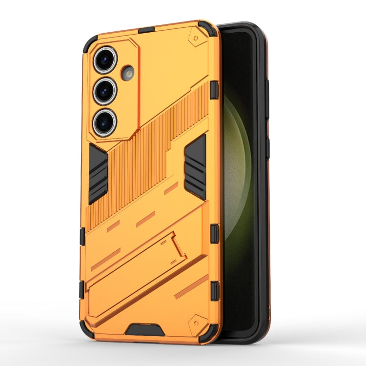 Punk Armor 2 in 1 PC + TPU Shockproof Phone Case with Invisible Holder, For Samsung Galaxy S25+ 5G, For Samsung Galaxy S25 Ultra 5G, For Samsung Galaxy S24 FE 5G