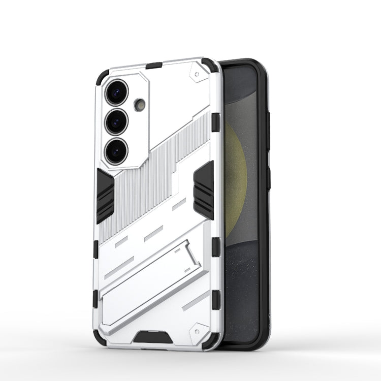 Punk Armor 2 in 1 PC + TPU Shockproof Phone Case with Invisible Holder, For Samsung Galaxy S26+ 5G, For Samsung Galaxy S26 Edge 5G, For Samsung Galaxy S26 Ultra 5G, For Samsung Galaxy S26 5G, For Samsung Galaxy S25 Edge 5G, For Samsung Galaxy S25 5G