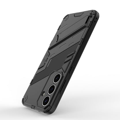 Punk Armor 2 in 1 PC + TPU Shockproof Phone Case with Invisible Holder, For Samsung Galaxy S25+ 5G, For Samsung Galaxy S25 Ultra 5G, For Samsung Galaxy S24 FE 5G