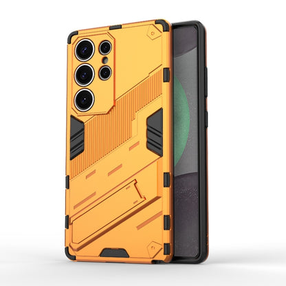 Punk Armor 2 in 1 PC + TPU Shockproof Phone Case with Invisible Holder, For Samsung Galaxy S25+ 5G, For Samsung Galaxy S25 Ultra 5G, For Samsung Galaxy S24 FE 5G