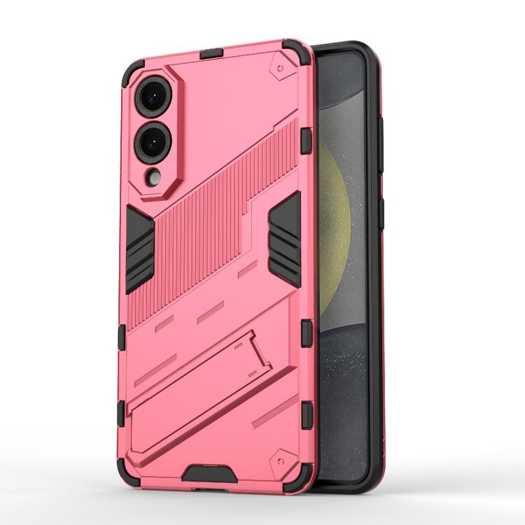 Punk Armor 2 in 1 PC + TPU Shockproof Phone Case with Invisible Holder, For Samsung Galaxy S26+ 5G, For Samsung Galaxy S26 Edge 5G, For Samsung Galaxy S26 Ultra 5G, For Samsung Galaxy S26 5G, For Samsung Galaxy S25 Edge 5G, For Samsung Galaxy S25 5G
