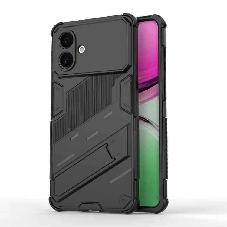 Punk Armor 2 in 1 PC + TPU Shockproof Phone Case with Invisible Holder, For Samsung Galaxy S26+ 5G, For Samsung Galaxy S26 Edge 5G, For Samsung Galaxy S26 Ultra 5G, For Samsung Galaxy S26 5G, For Samsung Galaxy S25 Edge 5G, For Samsung Galaxy S25 5G