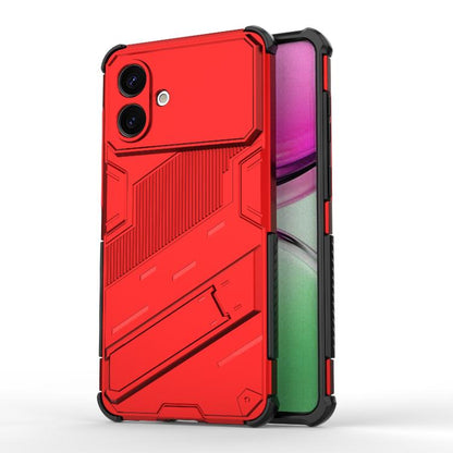 Punk Armor 2 in 1 PC + TPU Shockproof Phone Case with Invisible Holder, For Samsung Galaxy S26+ 5G, For Samsung Galaxy S26 Edge 5G, For Samsung Galaxy S26 Ultra 5G, For Samsung Galaxy S26 5G, For Samsung Galaxy S25 Edge 5G, For Samsung Galaxy S25 5G