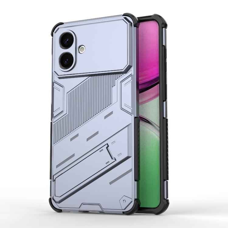 Punk Armor 2 in 1 PC + TPU Shockproof Phone Case with Invisible Holder, For Samsung Galaxy S26+ 5G, For Samsung Galaxy S26 Edge 5G, For Samsung Galaxy S26 Ultra 5G, For Samsung Galaxy S26 5G, For Samsung Galaxy S25 Edge 5G, For Samsung Galaxy S25 5G