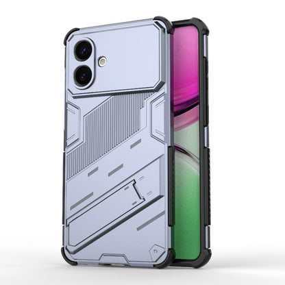 Punk Armor 2 in 1 PC + TPU Shockproof Phone Case with Invisible Holder, For Samsung Galaxy S26+ 5G, For Samsung Galaxy S26 Edge 5G, For Samsung Galaxy S26 Ultra 5G, For Samsung Galaxy S26 5G, For Samsung Galaxy S25 Edge 5G, For Samsung Galaxy S25 5G