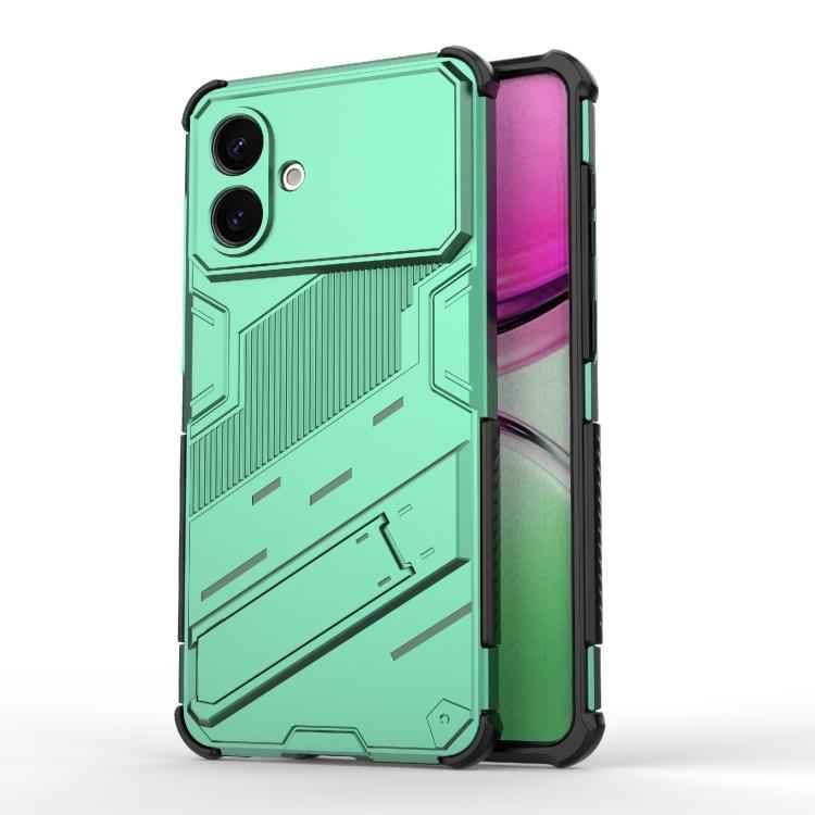 Punk Armor 2 in 1 PC + TPU Shockproof Phone Case with Invisible Holder, For Samsung Galaxy S26+ 5G, For Samsung Galaxy S26 Edge 5G, For Samsung Galaxy S26 Ultra 5G, For Samsung Galaxy S26 5G, For Samsung Galaxy S25 Edge 5G, For Samsung Galaxy S25 5G