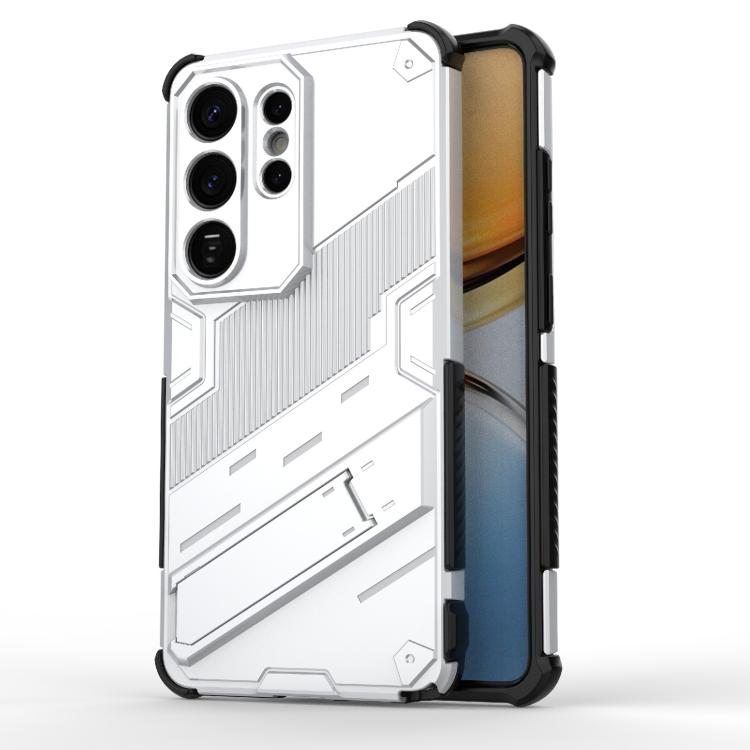 Punk Armor 2 in 1 PC + TPU Shockproof Phone Case with Invisible Holder, For Samsung Galaxy S26+ 5G, For Samsung Galaxy S26 Edge 5G, For Samsung Galaxy S26 Ultra 5G, For Samsung Galaxy S26 5G, For Samsung Galaxy S25 Edge 5G, For Samsung Galaxy S25 5G