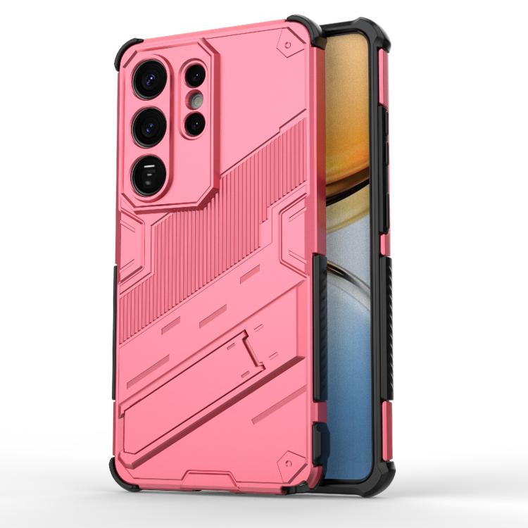 Punk Armor 2 in 1 PC + TPU Shockproof Phone Case with Invisible Holder, For Samsung Galaxy S26+ 5G, For Samsung Galaxy S26 Edge 5G, For Samsung Galaxy S26 Ultra 5G, For Samsung Galaxy S26 5G, For Samsung Galaxy S25 Edge 5G, For Samsung Galaxy S25 5G