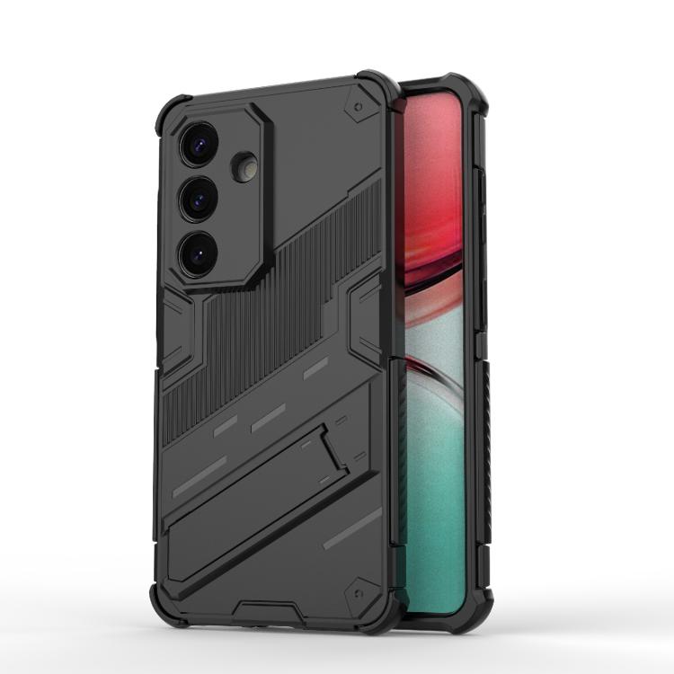 Punk Armor 2 in 1 PC + TPU Shockproof Phone Case with Invisible Holder, For Samsung Galaxy S26+ 5G, For Samsung Galaxy S26 Edge 5G, For Samsung Galaxy S26 Ultra 5G, For Samsung Galaxy S26 5G, For Samsung Galaxy S25 Edge 5G, For Samsung Galaxy S25 5G