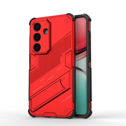 Punk Armor 2 in 1 PC + TPU Shockproof Phone Case with Invisible Holder, For Samsung Galaxy S26+ 5G, For Samsung Galaxy S26 Edge 5G, For Samsung Galaxy S26 Ultra 5G, For Samsung Galaxy S26 5G, For Samsung Galaxy S25 Edge 5G, For Samsung Galaxy S25 5G