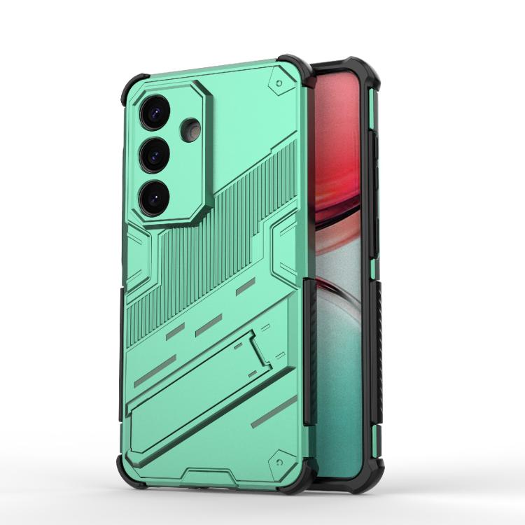 Punk Armor 2 in 1 PC + TPU Shockproof Phone Case with Invisible Holder, For Samsung Galaxy S26+ 5G, For Samsung Galaxy S26 Edge 5G, For Samsung Galaxy S26 Ultra 5G, For Samsung Galaxy S26 5G, For Samsung Galaxy S25 Edge 5G, For Samsung Galaxy S25 5G