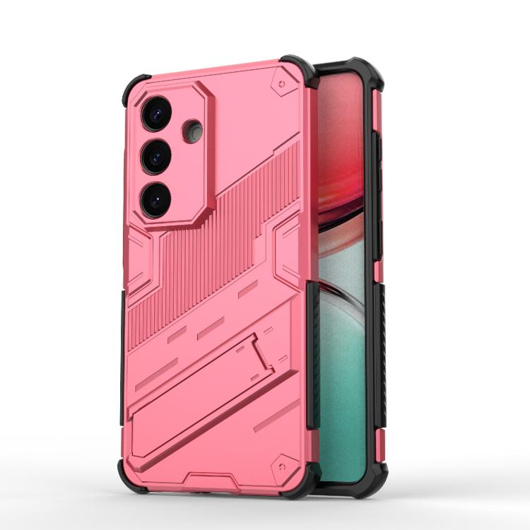 Punk Armor 2 in 1 PC + TPU Shockproof Phone Case with Invisible Holder, For Samsung Galaxy S26+ 5G, For Samsung Galaxy S26 Edge 5G, For Samsung Galaxy S26 Ultra 5G, For Samsung Galaxy S26 5G, For Samsung Galaxy S25 Edge 5G, For Samsung Galaxy S25 5G