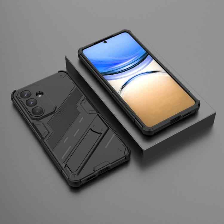 Punk Armor 2 in 1 PC + TPU Shockproof Phone Case with Invisible Holder, For Samsung Galaxy S26+ 5G, For Samsung Galaxy S26 Edge 5G, For Samsung Galaxy S26 Ultra 5G, For Samsung Galaxy S26 5G, For Samsung Galaxy S25 Edge 5G, For Samsung Galaxy S25 5G