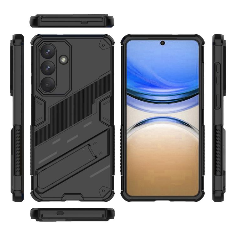 Punk Armor 2 in 1 PC + TPU Shockproof Phone Case with Invisible Holder, For Samsung Galaxy S26+ 5G, For Samsung Galaxy S26 Edge 5G, For Samsung Galaxy S26 Ultra 5G, For Samsung Galaxy S26 5G, For Samsung Galaxy S25 Edge 5G, For Samsung Galaxy S25 5G