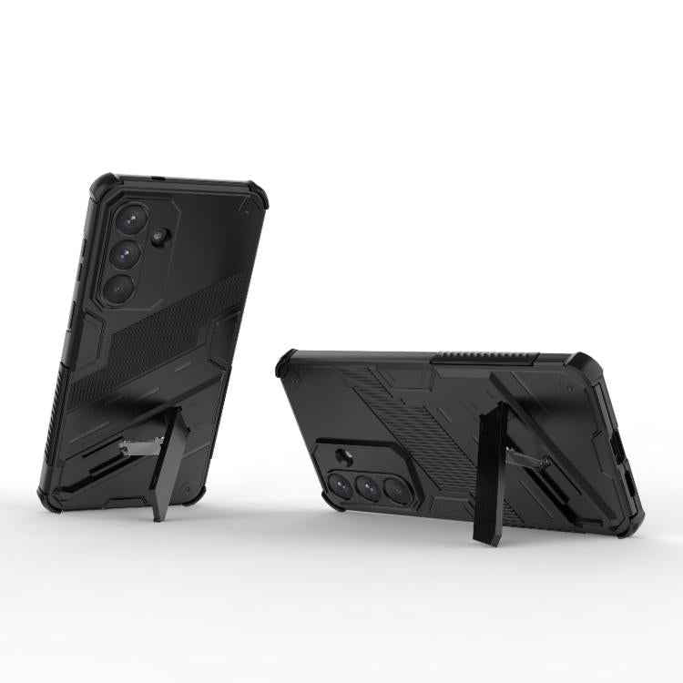 Punk Armor 2 in 1 PC + TPU Shockproof Phone Case with Invisible Holder, For Samsung Galaxy S26+ 5G, For Samsung Galaxy S26 Edge 5G, For Samsung Galaxy S26 Ultra 5G, For Samsung Galaxy S26 5G, For Samsung Galaxy S25 Edge 5G, For Samsung Galaxy S25 5G