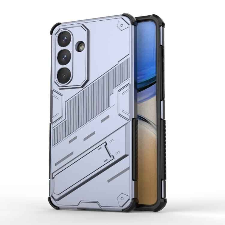 Punk Armor 2 in 1 PC + TPU Shockproof Phone Case with Invisible Holder, For Samsung Galaxy S26+ 5G, For Samsung Galaxy S26 Edge 5G, For Samsung Galaxy S26 Ultra 5G, For Samsung Galaxy S26 5G, For Samsung Galaxy S25 Edge 5G, For Samsung Galaxy S25 5G