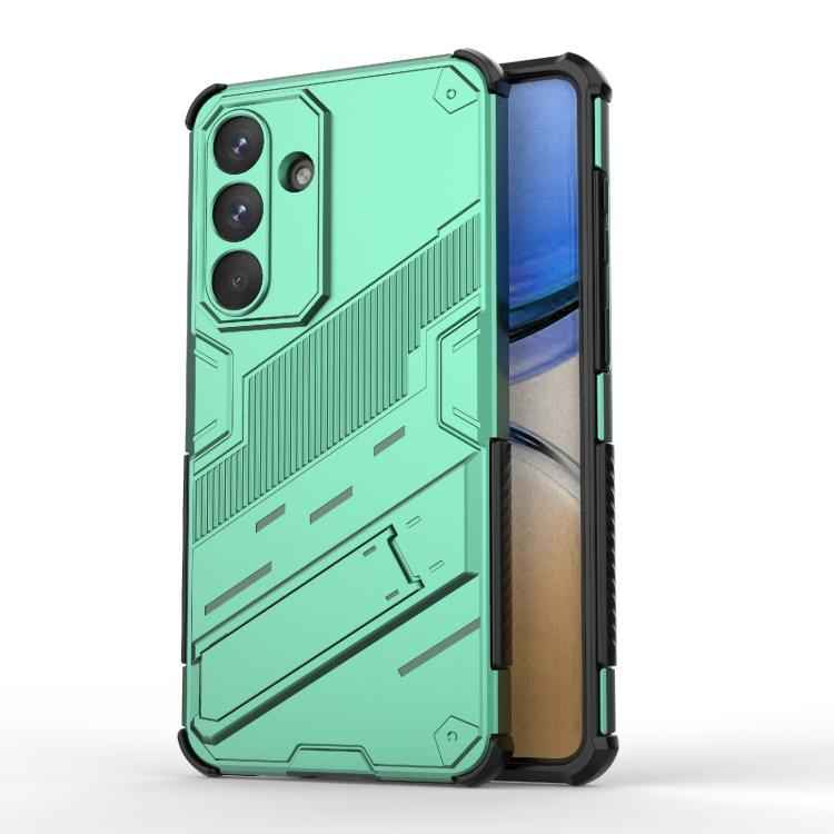 Punk Armor 2 in 1 PC + TPU Shockproof Phone Case with Invisible Holder, For Samsung Galaxy S26+ 5G, For Samsung Galaxy S26 Edge 5G, For Samsung Galaxy S26 Ultra 5G, For Samsung Galaxy S26 5G, For Samsung Galaxy S25 Edge 5G, For Samsung Galaxy S25 5G