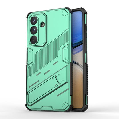 Punk Armor 2 in 1 PC + TPU Shockproof Phone Case with Invisible Holder, For Samsung Galaxy S26+ 5G, For Samsung Galaxy S26 Edge 5G, For Samsung Galaxy S26 Ultra 5G, For Samsung Galaxy S26 5G, For Samsung Galaxy S25 Edge 5G, For Samsung Galaxy S25 5G