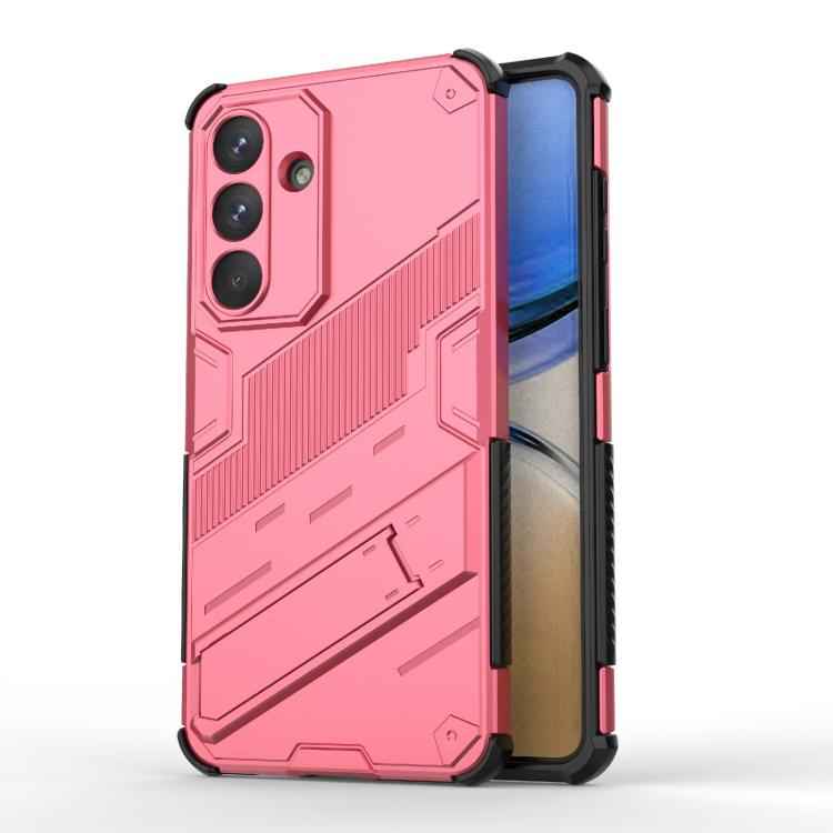 Punk Armor 2 in 1 PC + TPU Shockproof Phone Case with Invisible Holder, For Samsung Galaxy S26+ 5G, For Samsung Galaxy S26 Edge 5G, For Samsung Galaxy S26 Ultra 5G, For Samsung Galaxy S26 5G, For Samsung Galaxy S25 Edge 5G, For Samsung Galaxy S25 5G