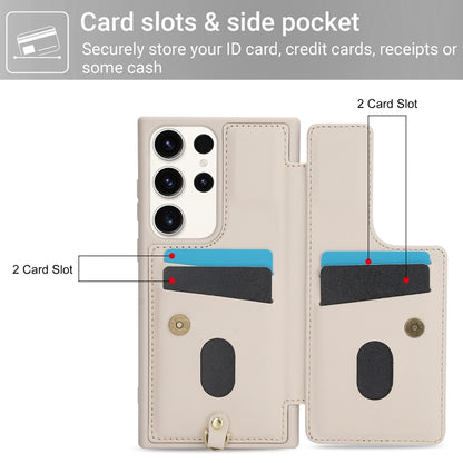 Crossbody Flower Pattern Leather Phone Case, For Samsung Galaxy S23 Ultra 5G, For Samsung Galaxy S23+ 5G, For Samsung Galaxy S22 Ultra 5G, For Samsung Galaxy S22+ 5G
