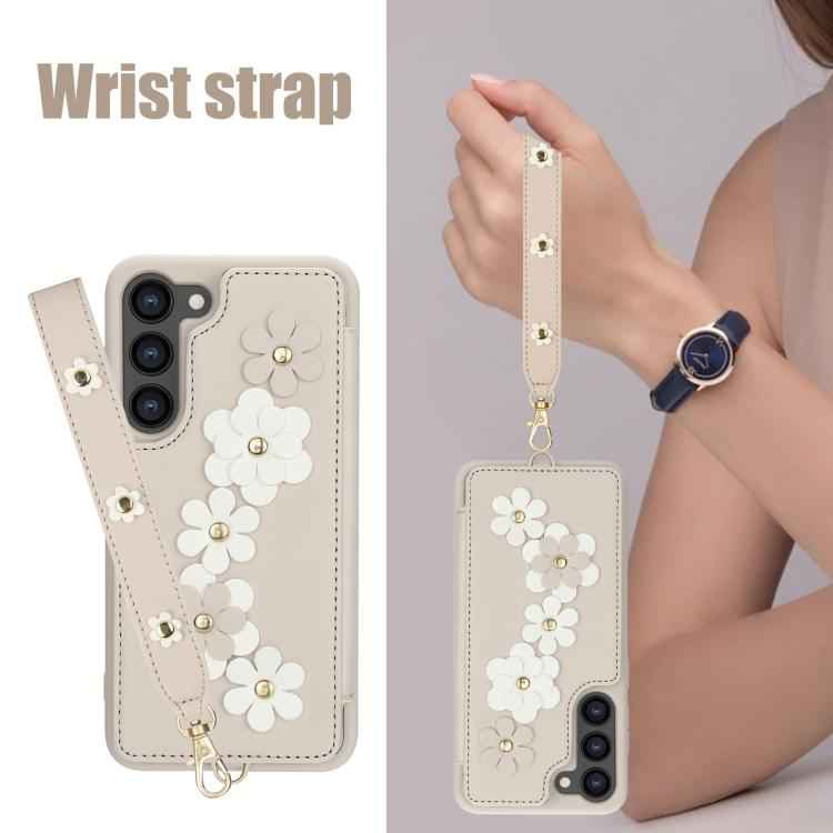 Crossbody Flower Pattern Leather Phone Case, For Samsung Galaxy S26+ 5G, For Samsung Galaxy S26 Ultra 5G, For Samsung Galaxy S26 5G, For Samsung Galaxy S25 Edge 5G, For Samsung Galaxy S25+ 5G, For Samsung Galaxy S25 Ultra 5G                            ...