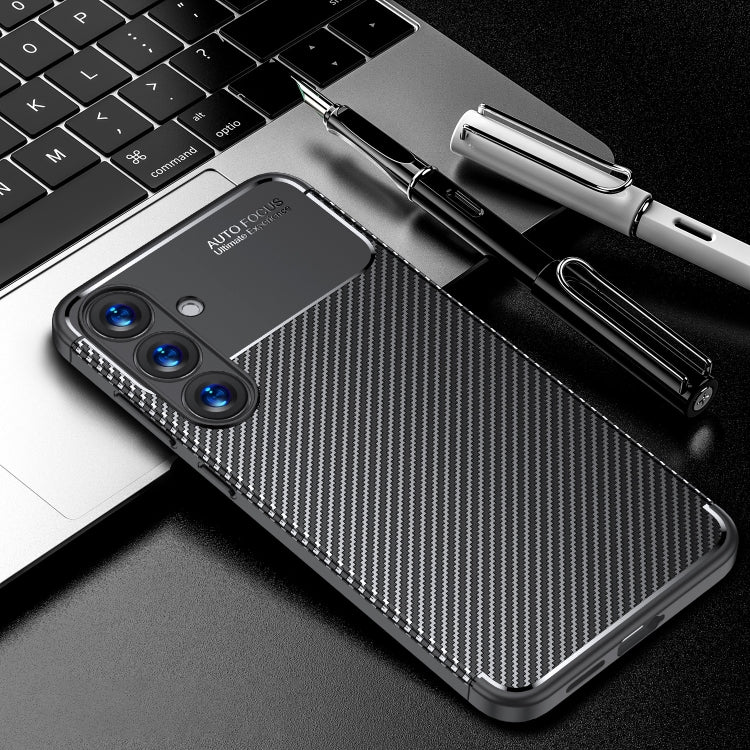 Carbon Fiber Texture Shockproof TPU Phone Case, For Samsung Galaxy S26+ 5G, For Samsung Galaxy S26 Ultra 5G, For Samsung Galaxy S26 5G, For Samsung Galaxy S25 Edge 5G, For Samsung Galaxy S25 5G, For Samsung Galaxy S25+ 5G, For Samsung Galaxy S25 Ultra ...