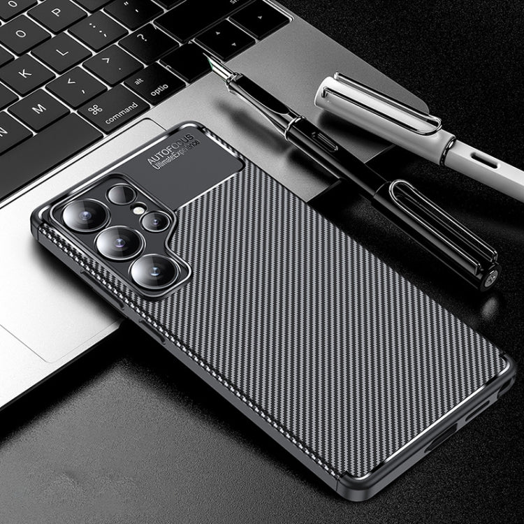 Carbon Fiber Texture Shockproof TPU Phone Case, For Samsung Galaxy S26+ 5G, For Samsung Galaxy S26 Ultra 5G, For Samsung Galaxy S26 5G, For Samsung Galaxy S25 Edge 5G, For Samsung Galaxy S25 5G, For Samsung Galaxy S25+ 5G, For Samsung Galaxy S25 Ultra ...